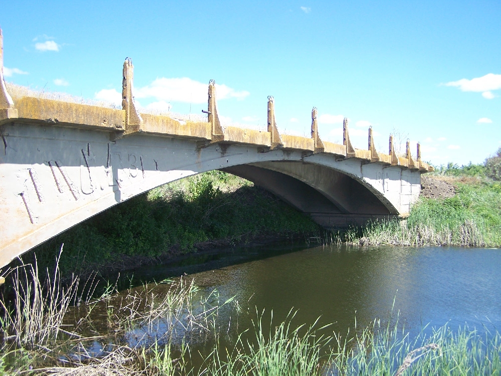 Заброшенный мост через речку Мордова 1904 года