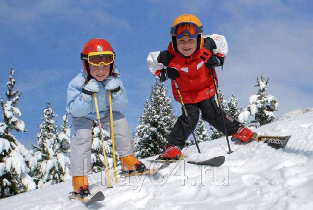 Обучение катанию на горных лыжах и сноуборде