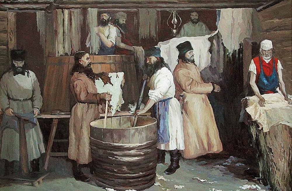 Распространение кожевенного промысла в Саратовской губернии