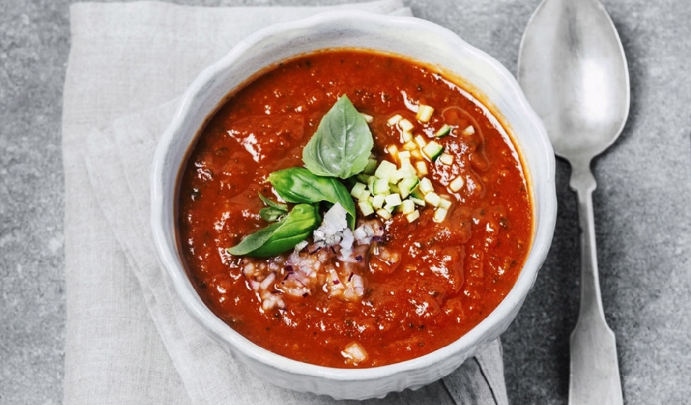Итальянский томатный суп из маслят