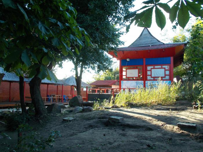 Корейский двор «Сад камней» в Национальной деревне