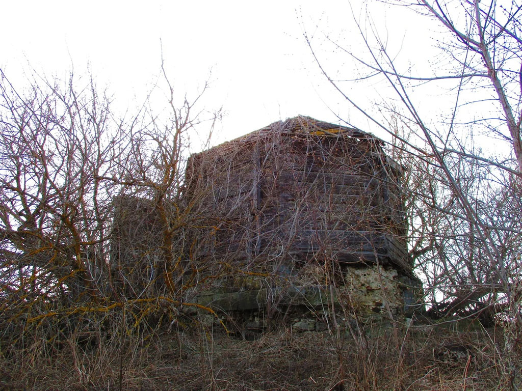 Руины храма в честь св. чудотворцев бессребренников Космы и Дамиана